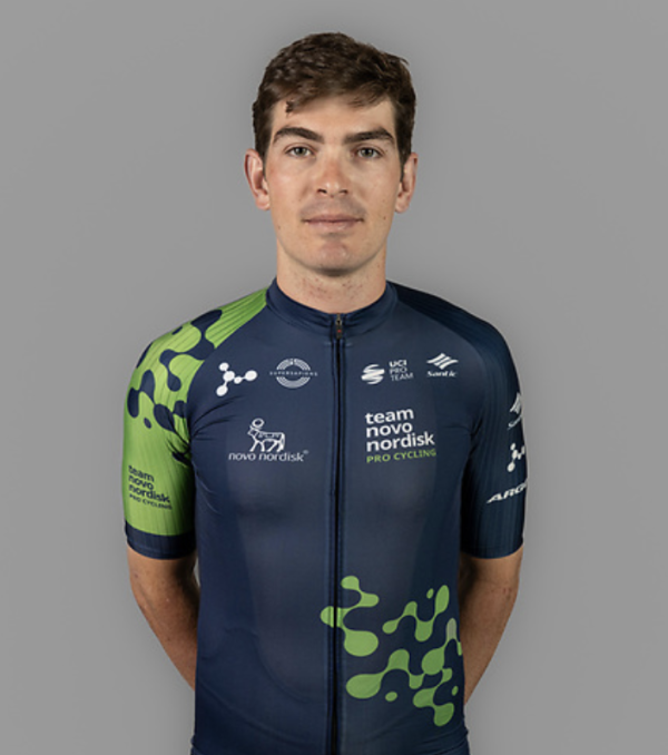 Declan Irvine, Team Novo Nordisk' Pro cyclist