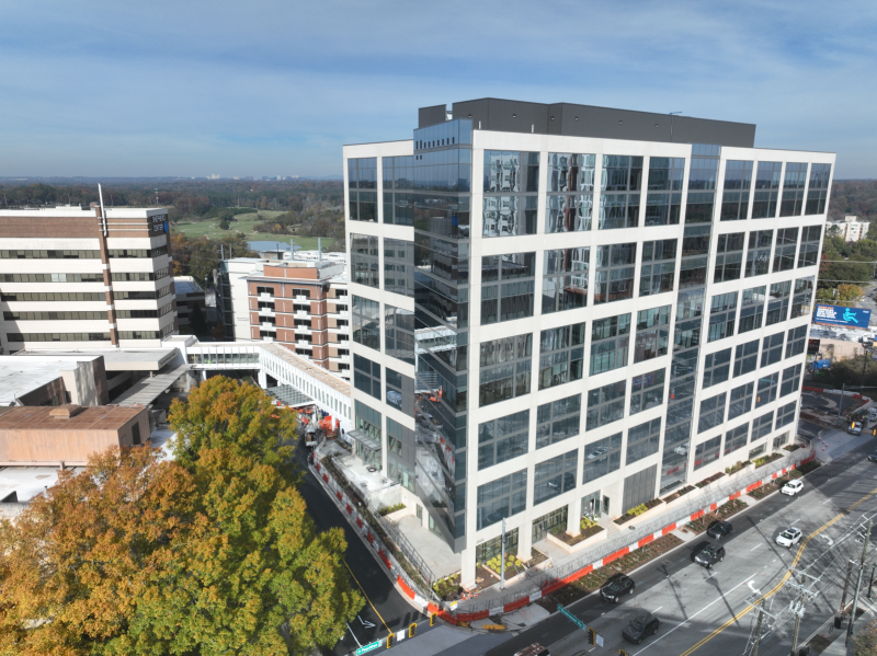 The Marcus Center for Advanced Rehabilitation, newly opened in the spring of 2025, features a 30,000-square-foot Innovation Institute.