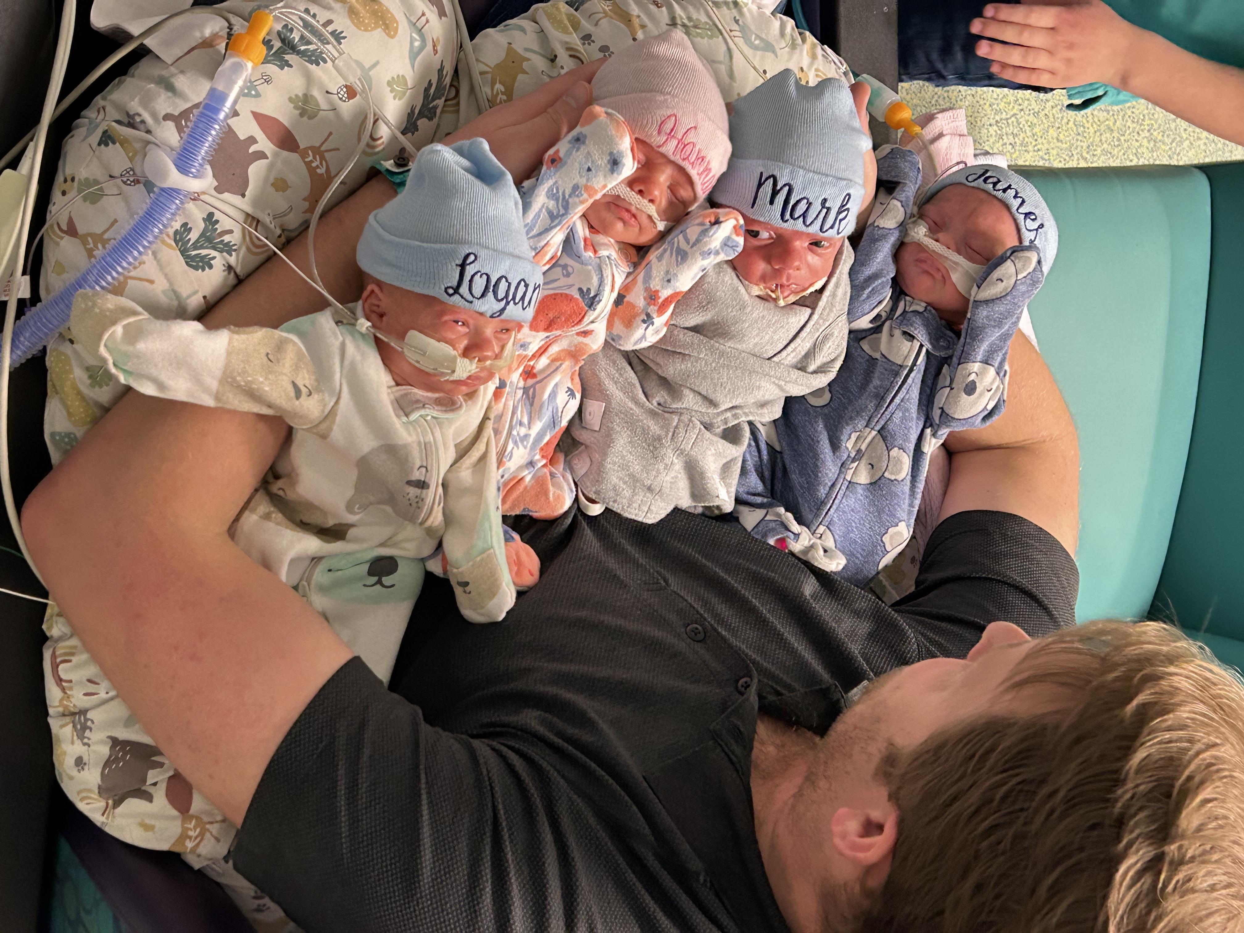 Cook Children's NICU First Quadruplets in Over a Decade