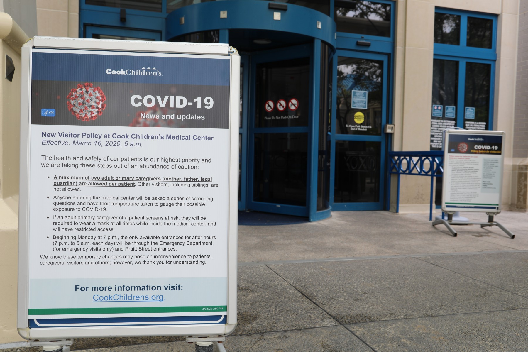 First Patient Diagnosed at Cook Children’s with COVID19 Goes Home. How