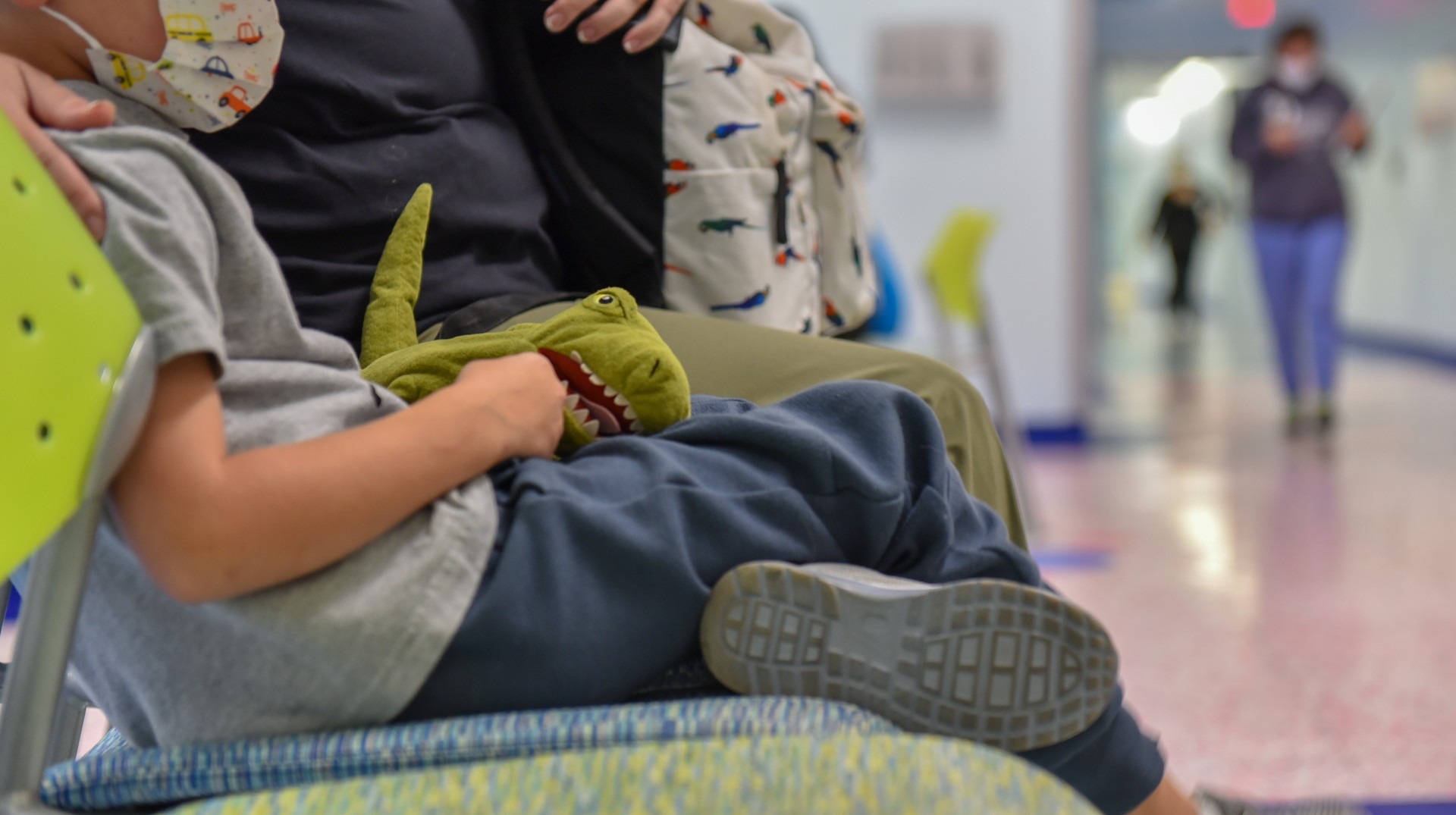Visitors waiting in Cook Children's Emergency Department