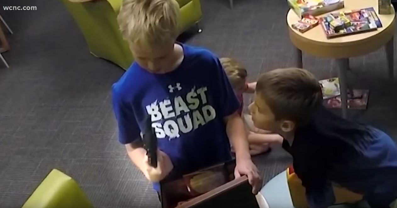 How do children act when they find a gun?