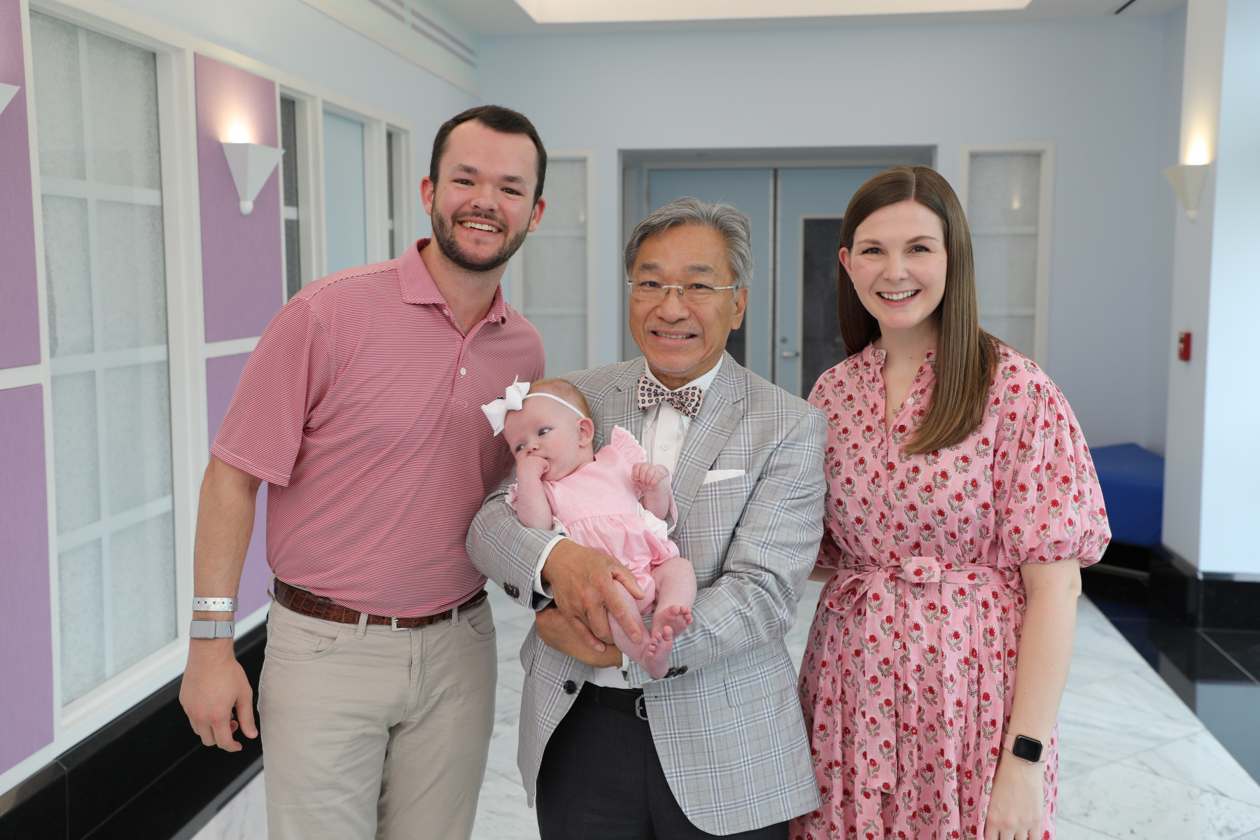 Beavers family with Vincent Tam, M.D.