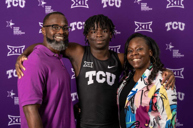 Marquis with mom and dad