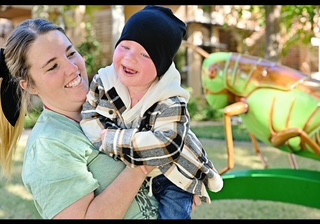 Airica and Leif at Ronald McDonald House