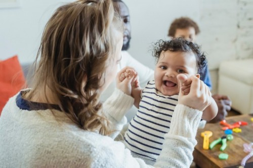 Stock - Baby and mom