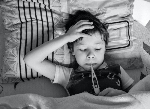 Stock - sick child