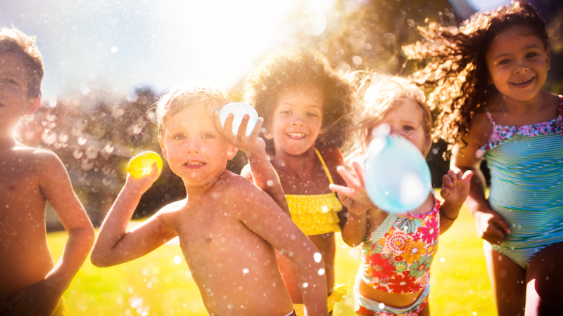 Water balloon fight