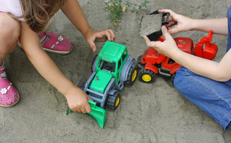 Playing outside