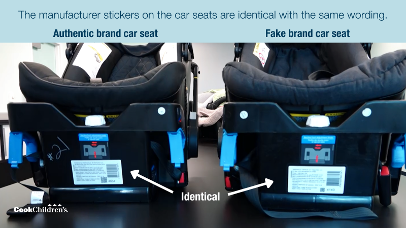 Fake car seats manufacturer