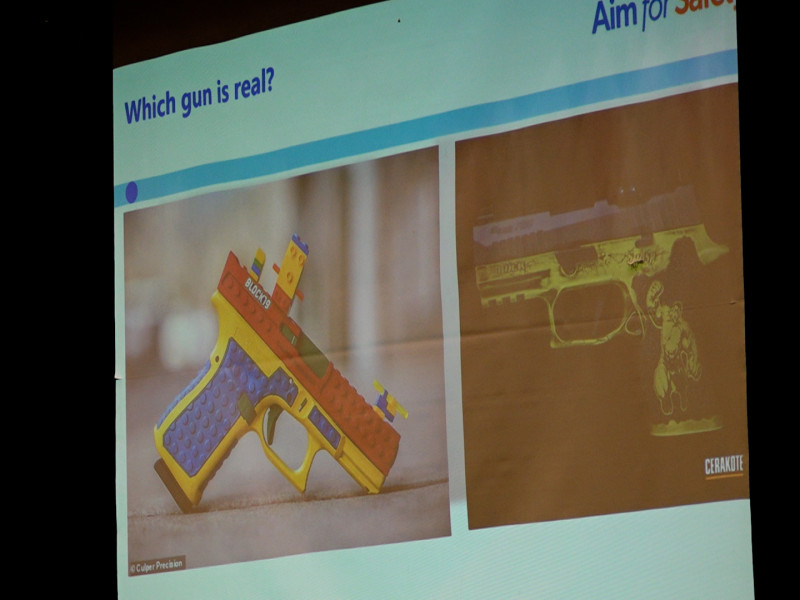 aim for safety which gun is real