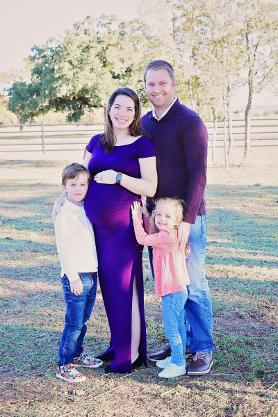 The Pulsifers during Catie's pregnancy