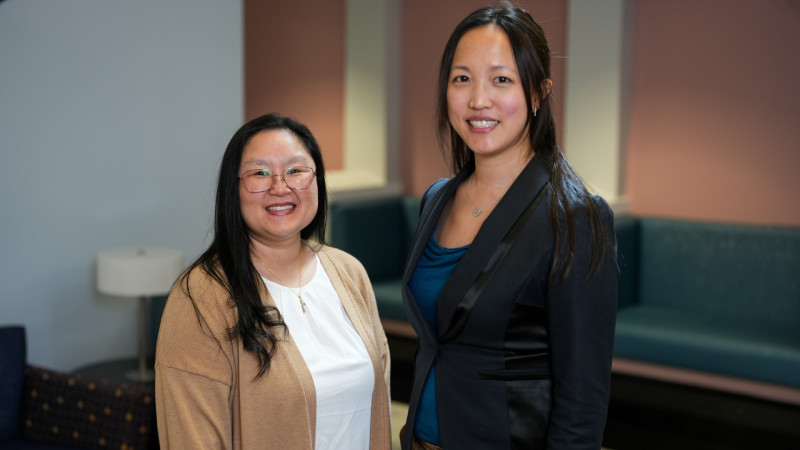 Mary Hernandez (left) and Alice Yeh (right) Clinical Technician Program leaders (2)