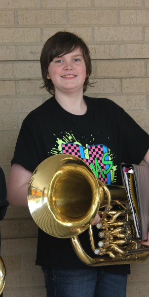 Deacon with euphonium