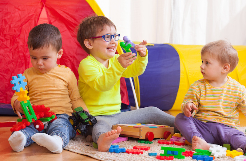 kids playing together