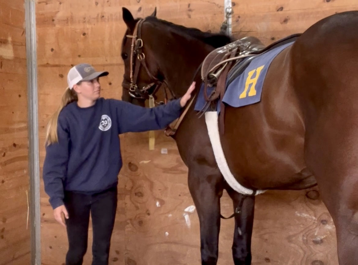 Kinesiology Student Gets Boost Toward Horse Training Career