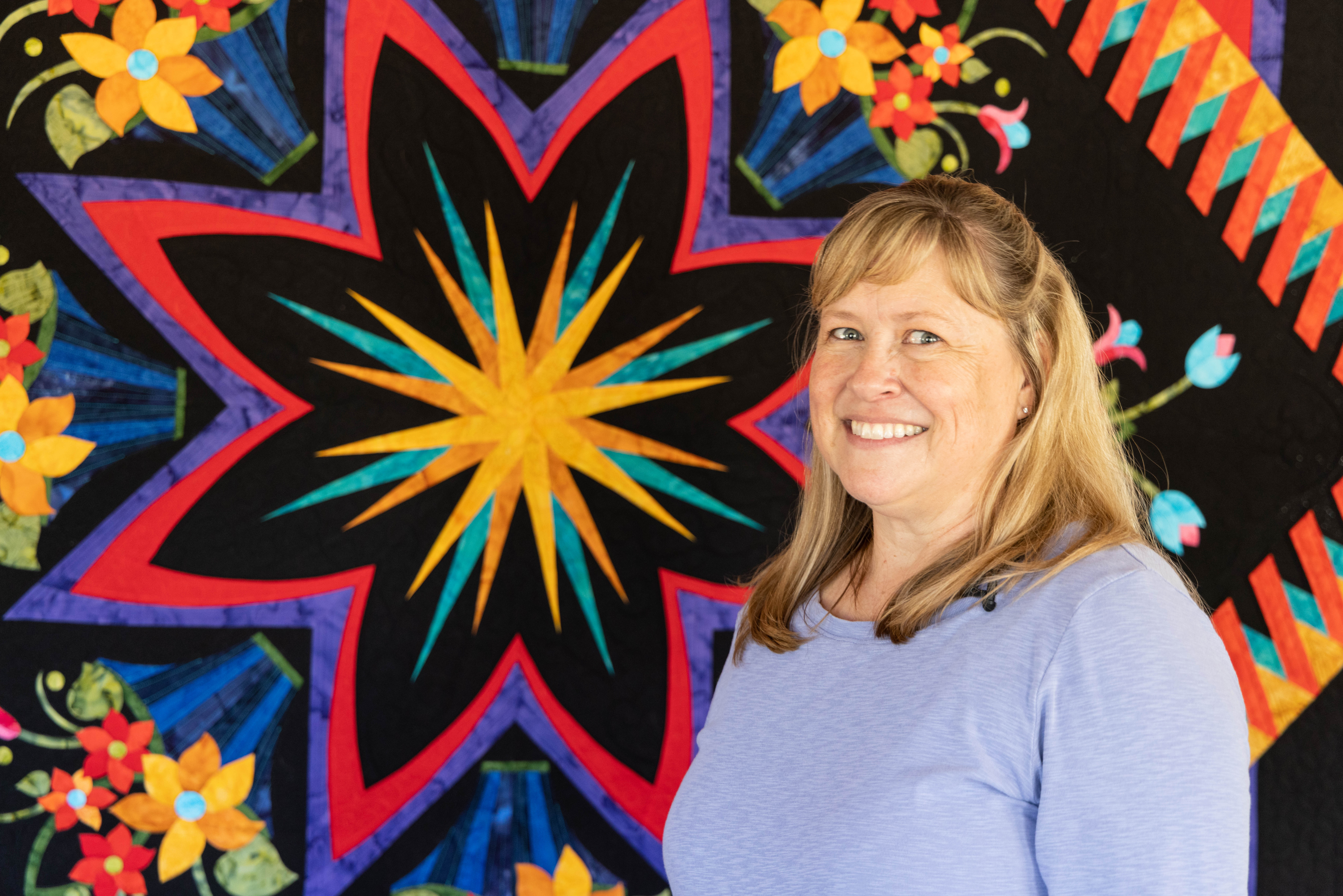 Communication Quilt Quilting Is Therapy, Adventure for Communication Lecturer