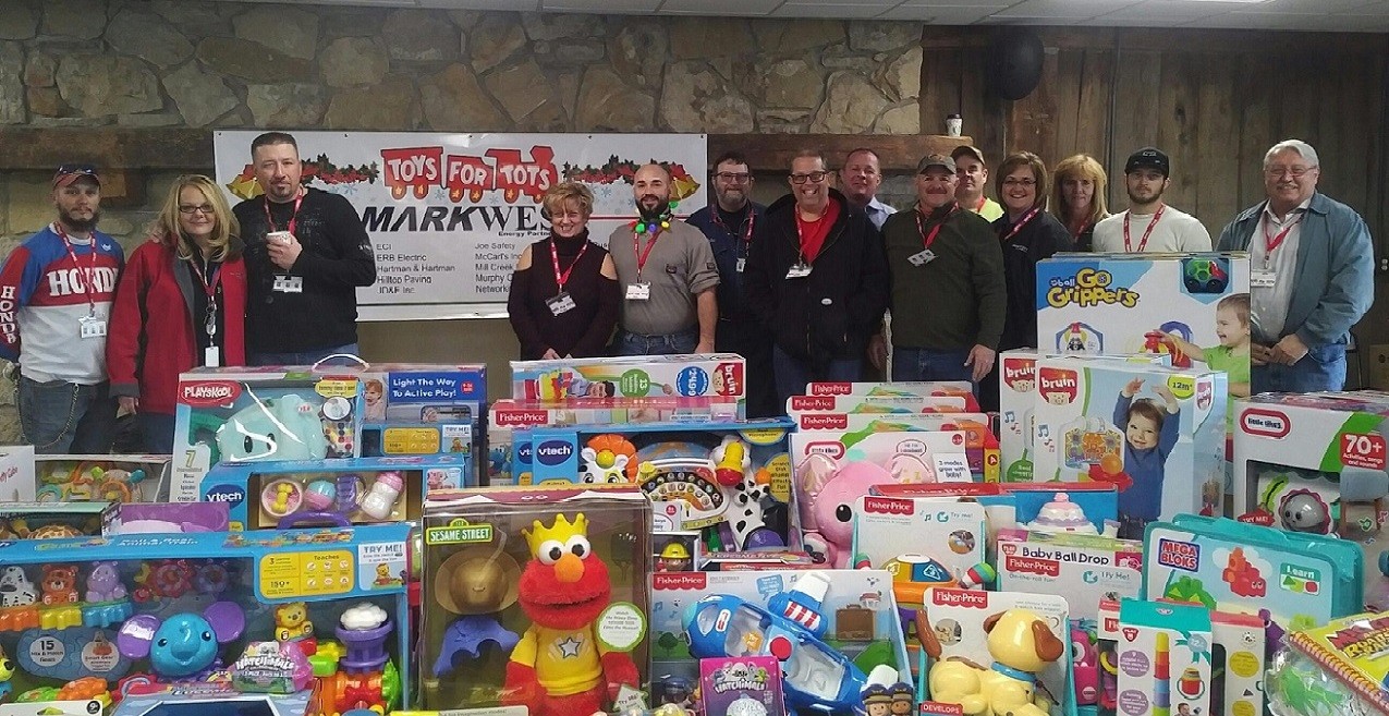 MarkWest team partners with Ohio Oil and Gas Association, Toys for Tots