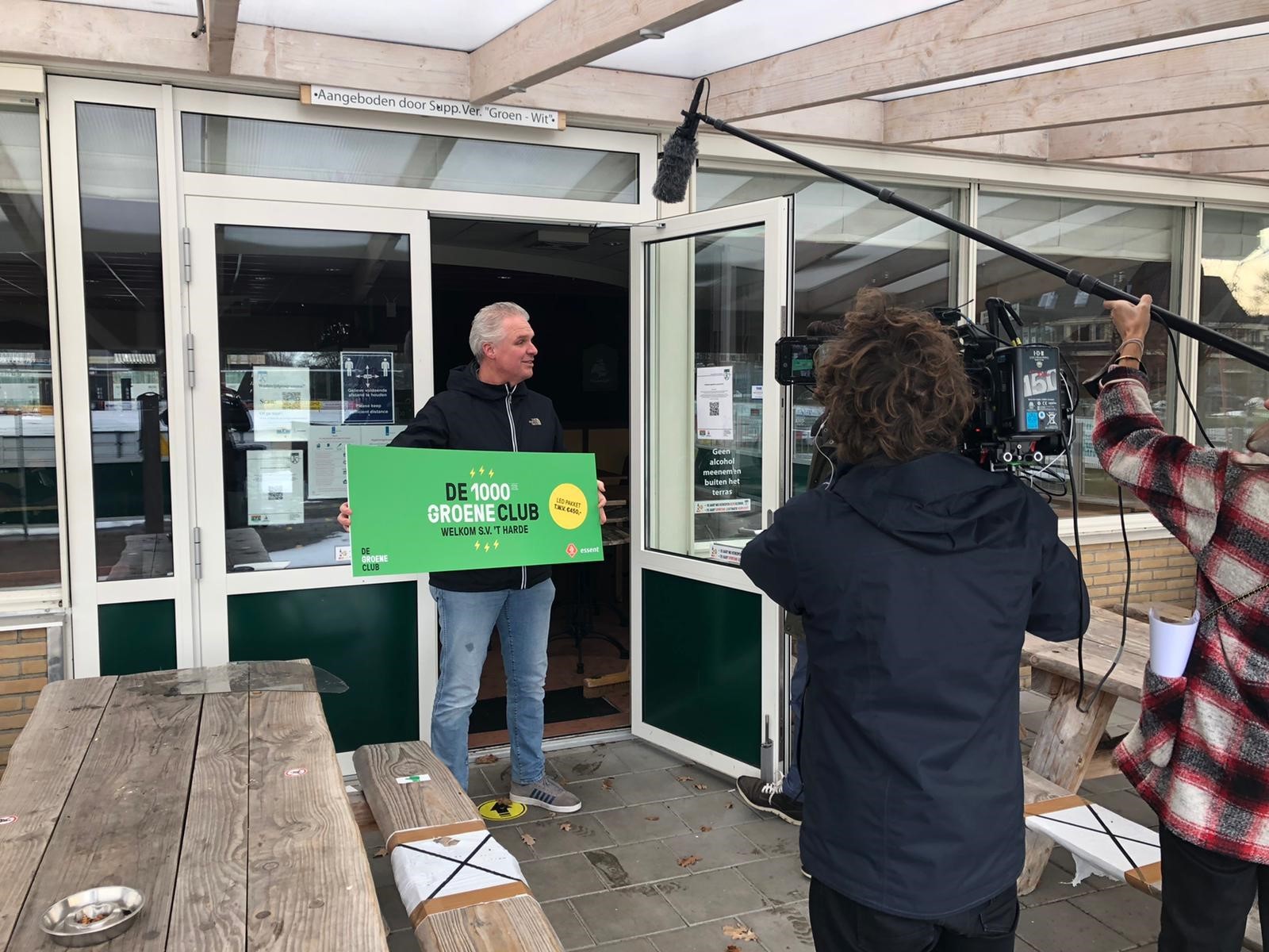 SV 't Harde is de 1000e Groene Club