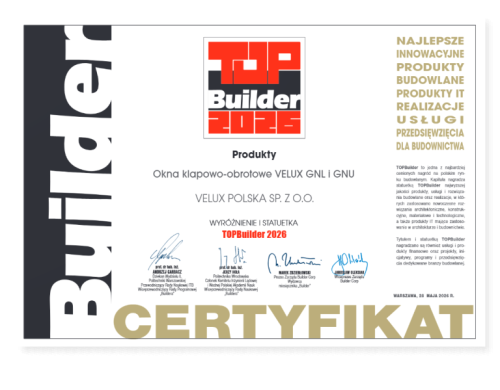 Certyfikat TOP Builder