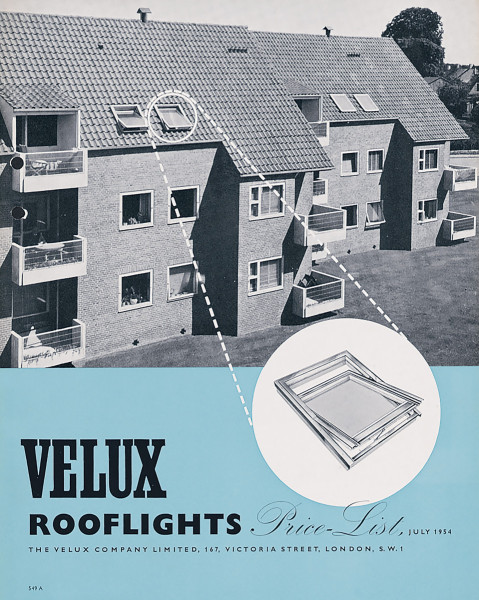 1. 1954 - Engelsk VELUX Brochure