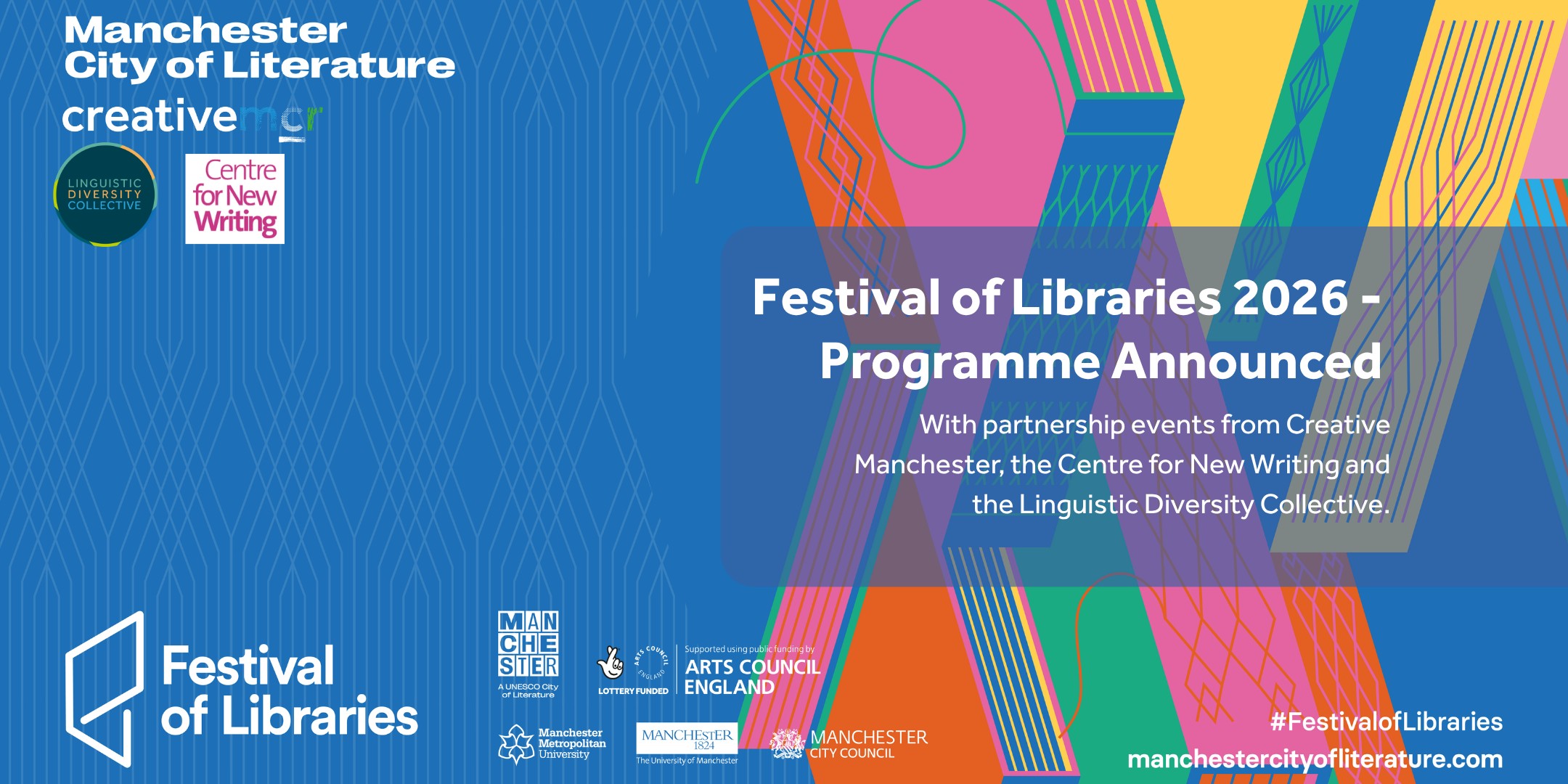 Festival of Libraries 2026 programme announced