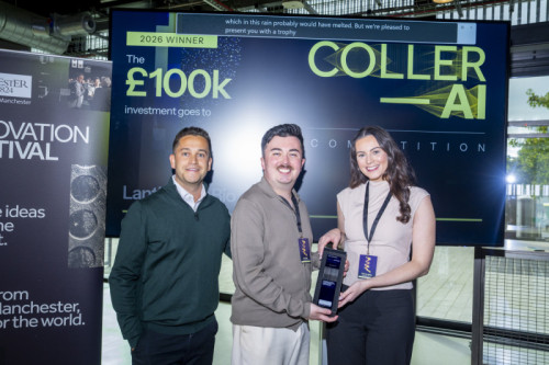 Five ventures, one winner: Coller AI Competition awards £100k opportunity from The University of Manchester Opportunities