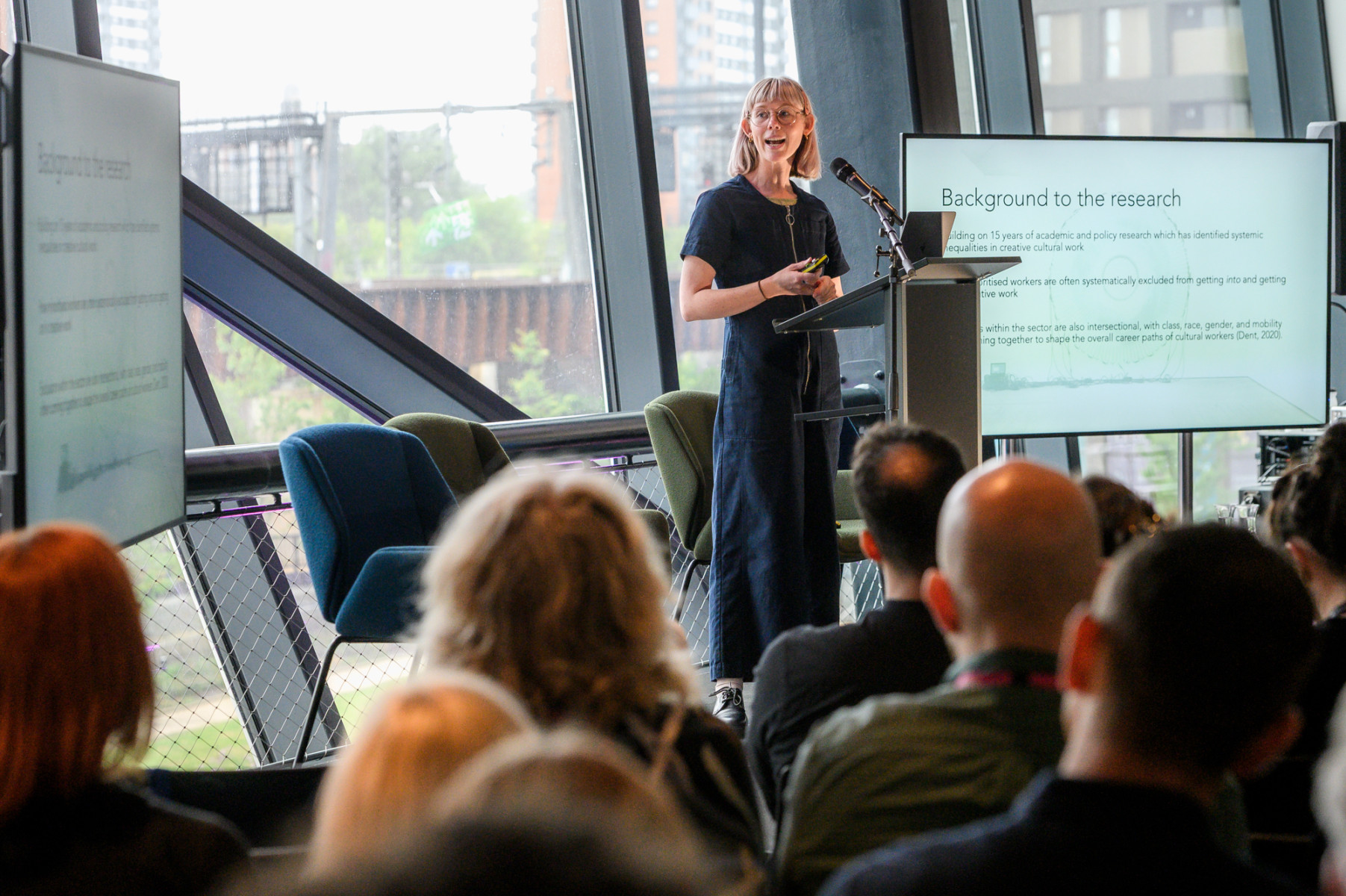 Creative Ƶ’s Innovation Fellows research showcase - Creative Ƶ Showcase event at Aviva Studios, Ƶ. Picture by Paul Heyes, Tuesday July 15, 2025. Creative Ƶ’s Innovation Fellows research showcase