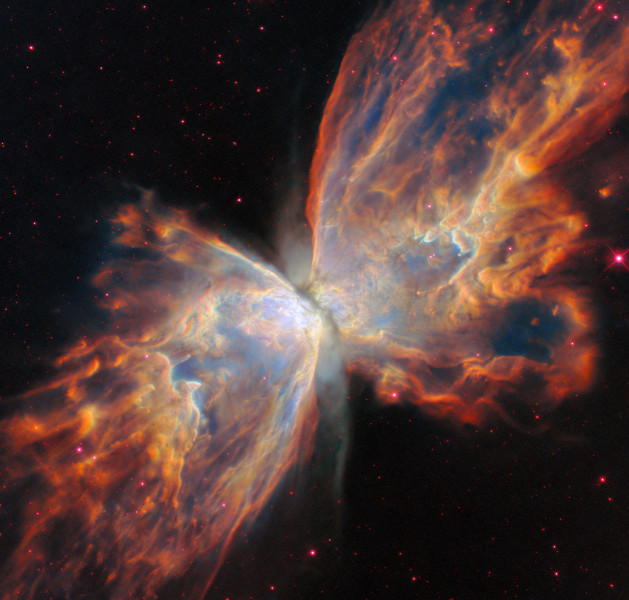 Butterfly Nebula NGC 6302 (Optical Hubble image)