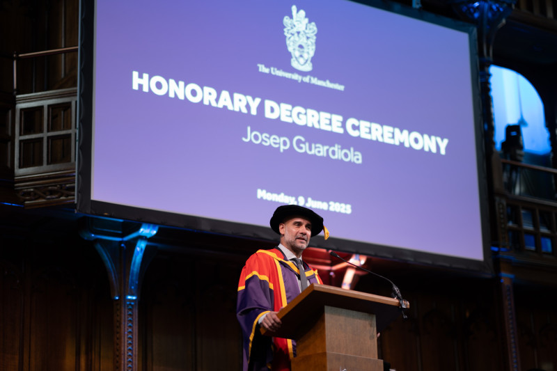 Pep Guardiola Honorary Degree