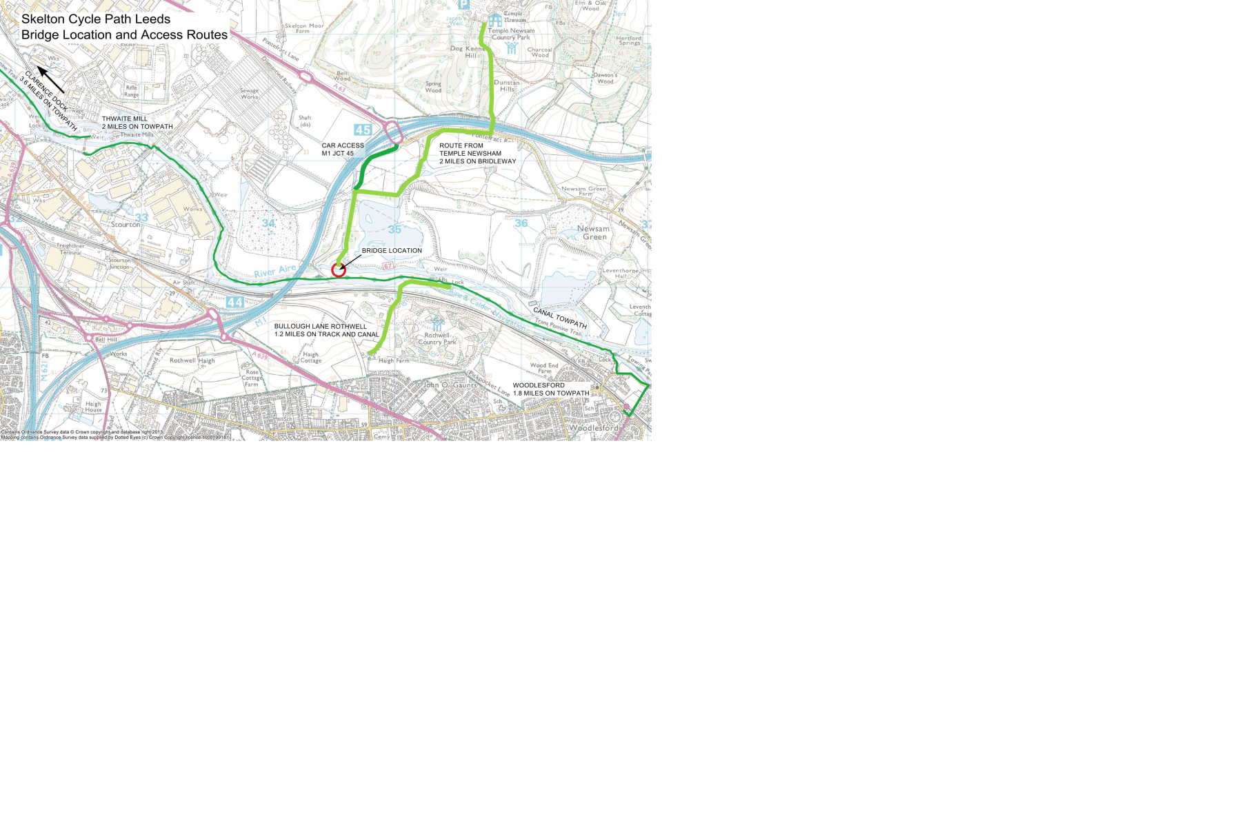 New bridge puts cyclists on the right path