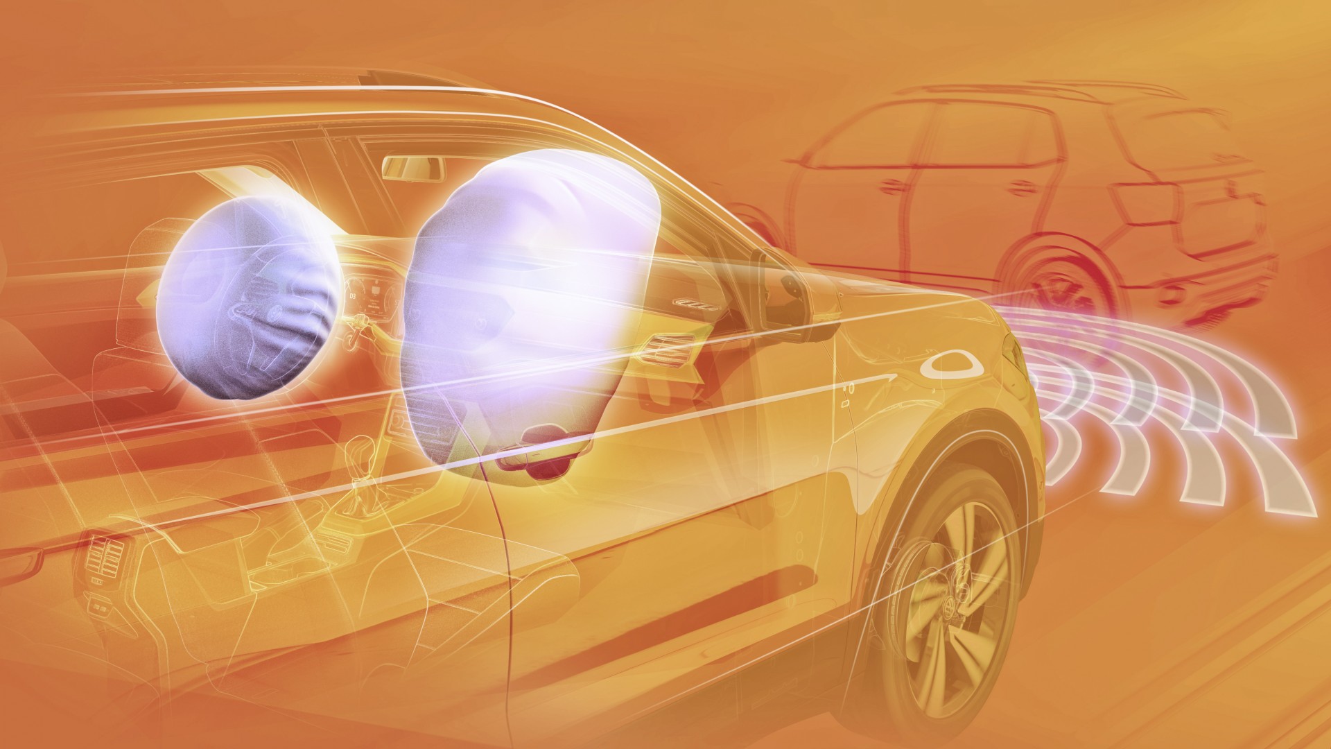 Volkswagen T-Cross standaard met ‘Pedestrian Monitoring’ Volkswagen T-Cross standaard met ‘Pedestrian Monitoring’