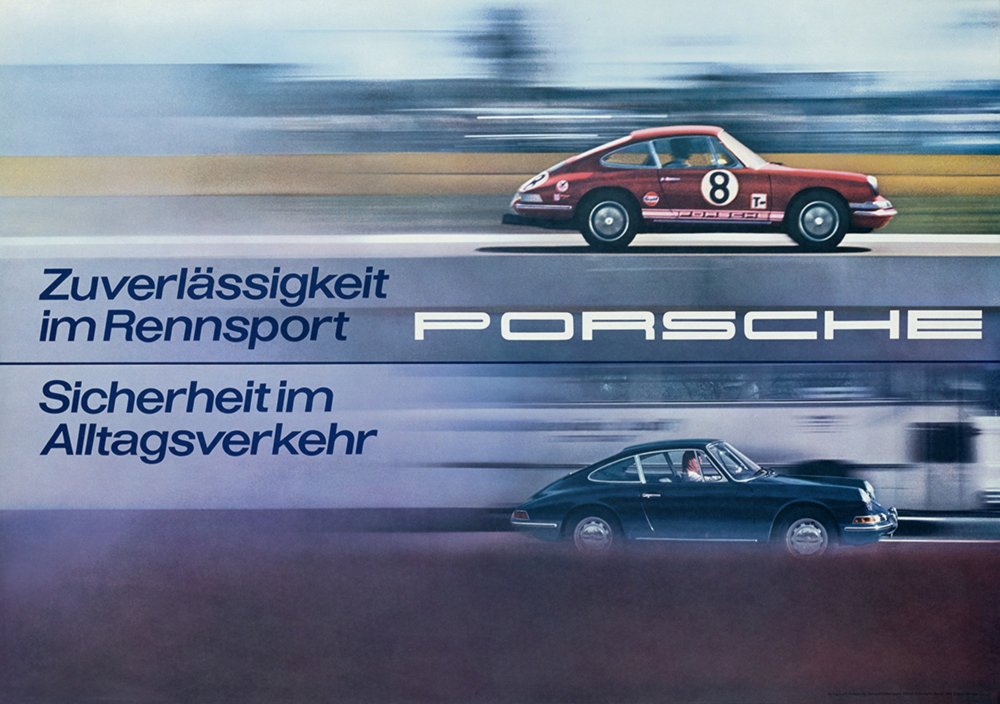 Porsche race- en reclameposters - 2
