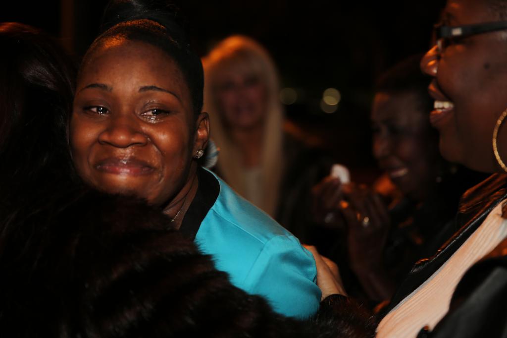 Philicia Burton receives a car at Wheel of Success event