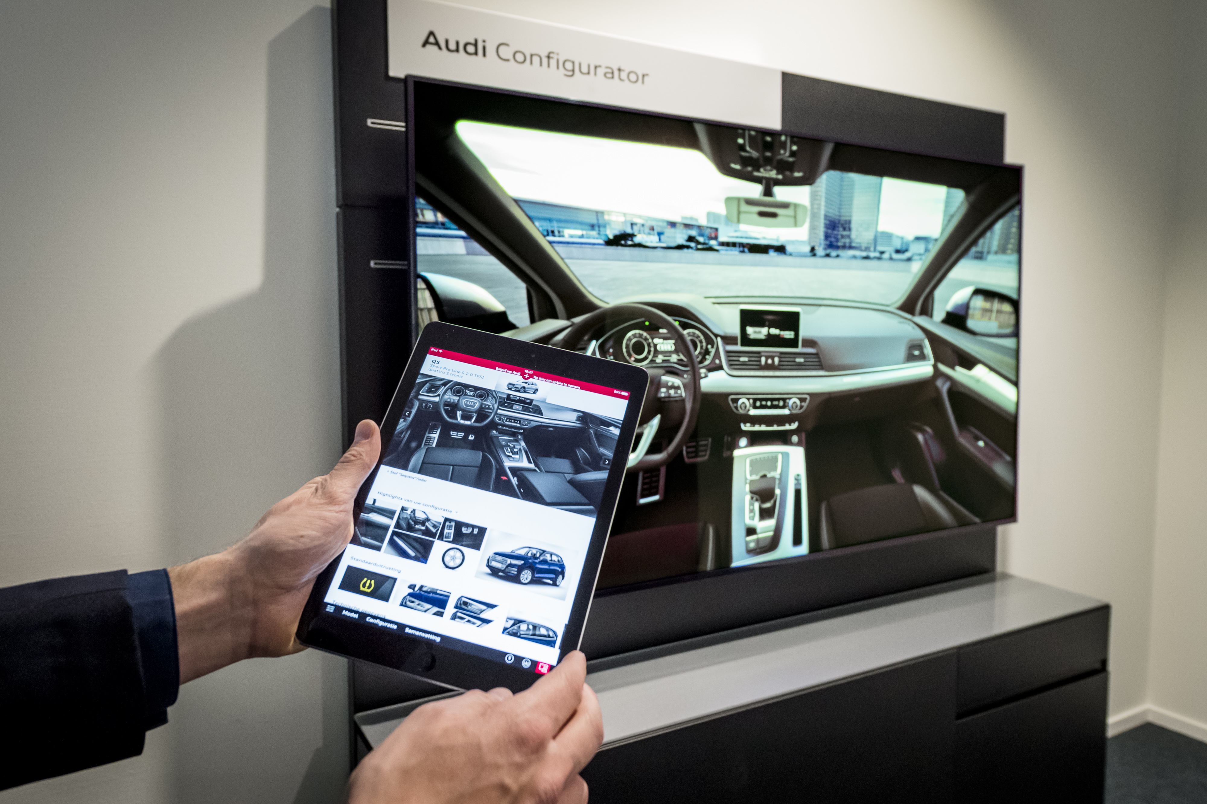 Audi-dealers brengen digitale auto tot leven met nieuwe Car Configurator