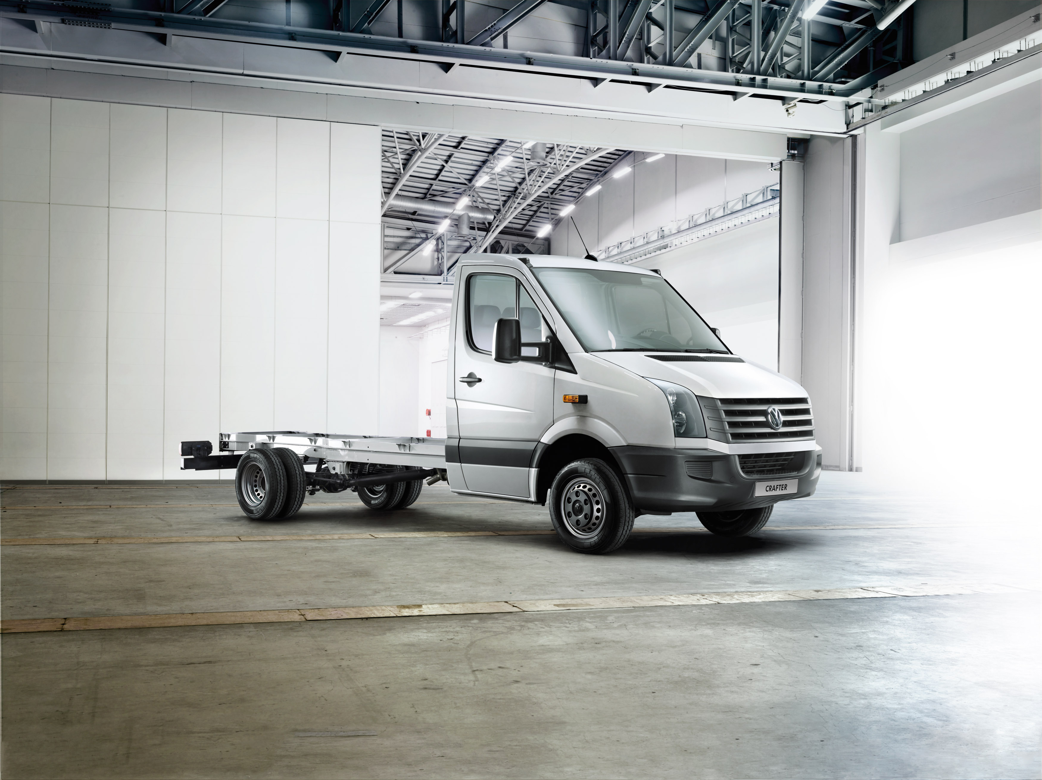 Chassis-versies Volkswagen Crafter nu ook met Euro VI-motor