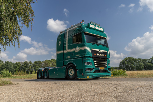MAN hTGX 6x2-trekker voor De Haan Transport