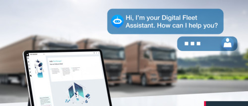 Nieuwe AI-assistent van MAN maakt digitaal wagenparkbeheer nog eenvoudiger en sneller