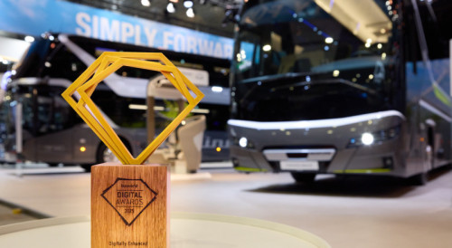 "Busworld Digital Award" voor slim MAN-assistentiesysteem bij de start van de Busworld Europe in Brussel
