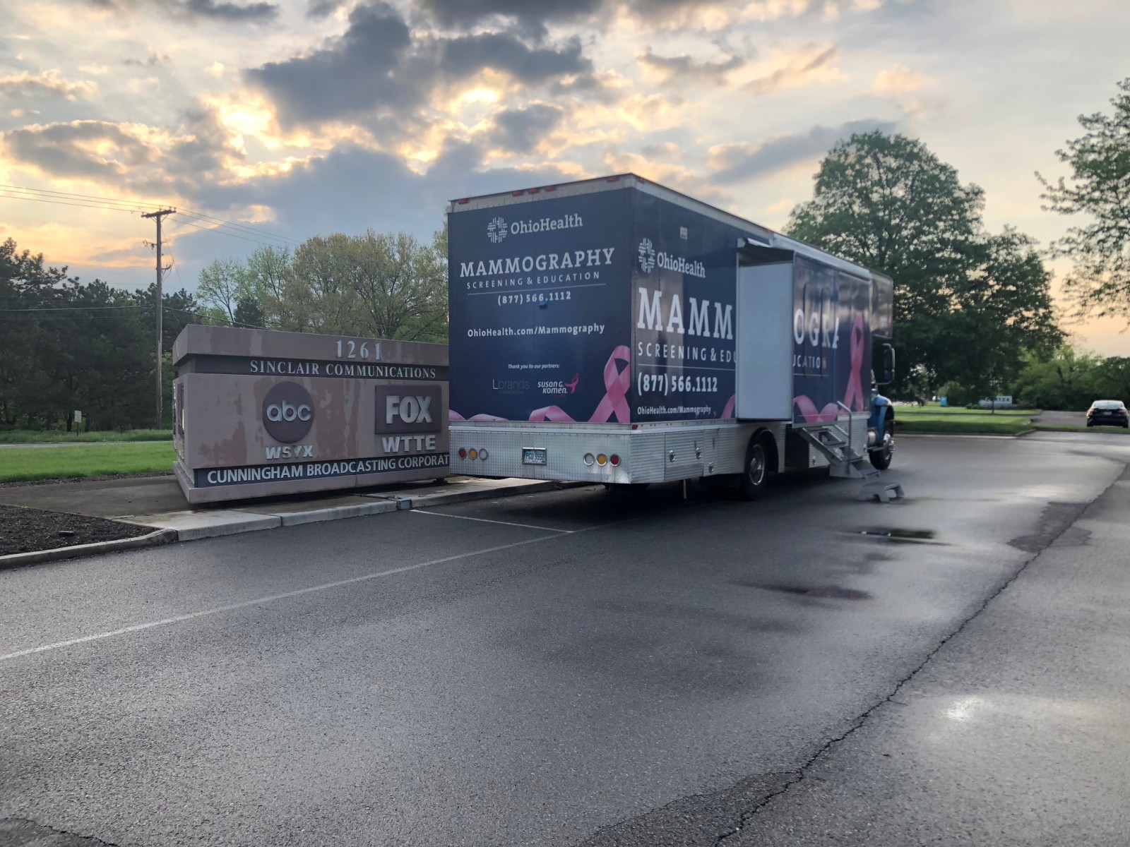 FOX28 Shawn Ireland Gets a Mammogram LIVE OnAir!