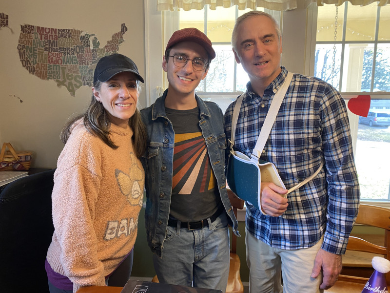 Bill Jingo and his family.