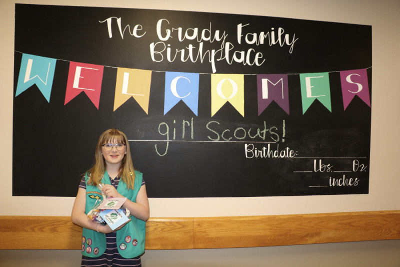 Girl Scout Marisa at Grady