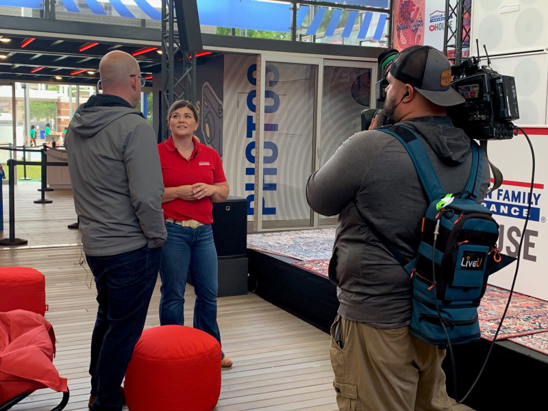 Partnerships Manager Anna Pope was interviewed by Fox 6 live for their morning show about the House's offerings
