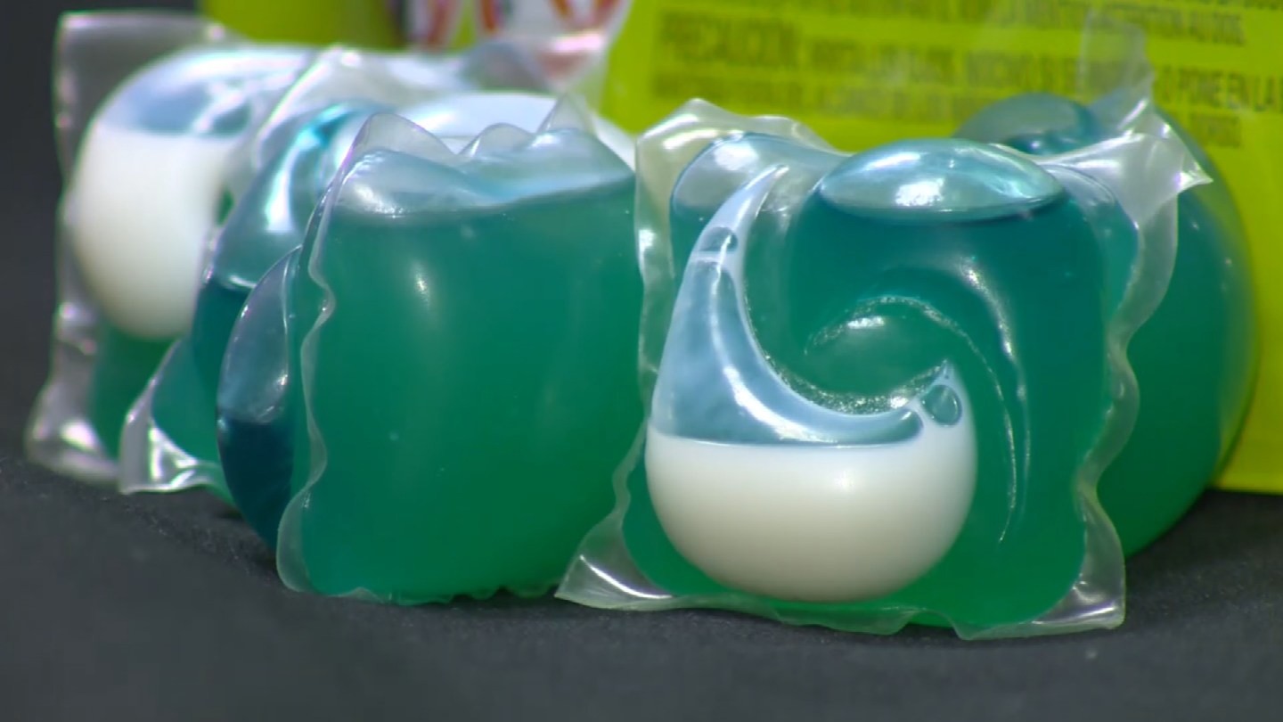 Laundry detergent packets continue to pose a risk to children