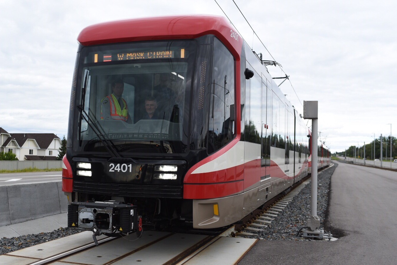 Layer Mask Train First four-car “Mask” CTrain launched