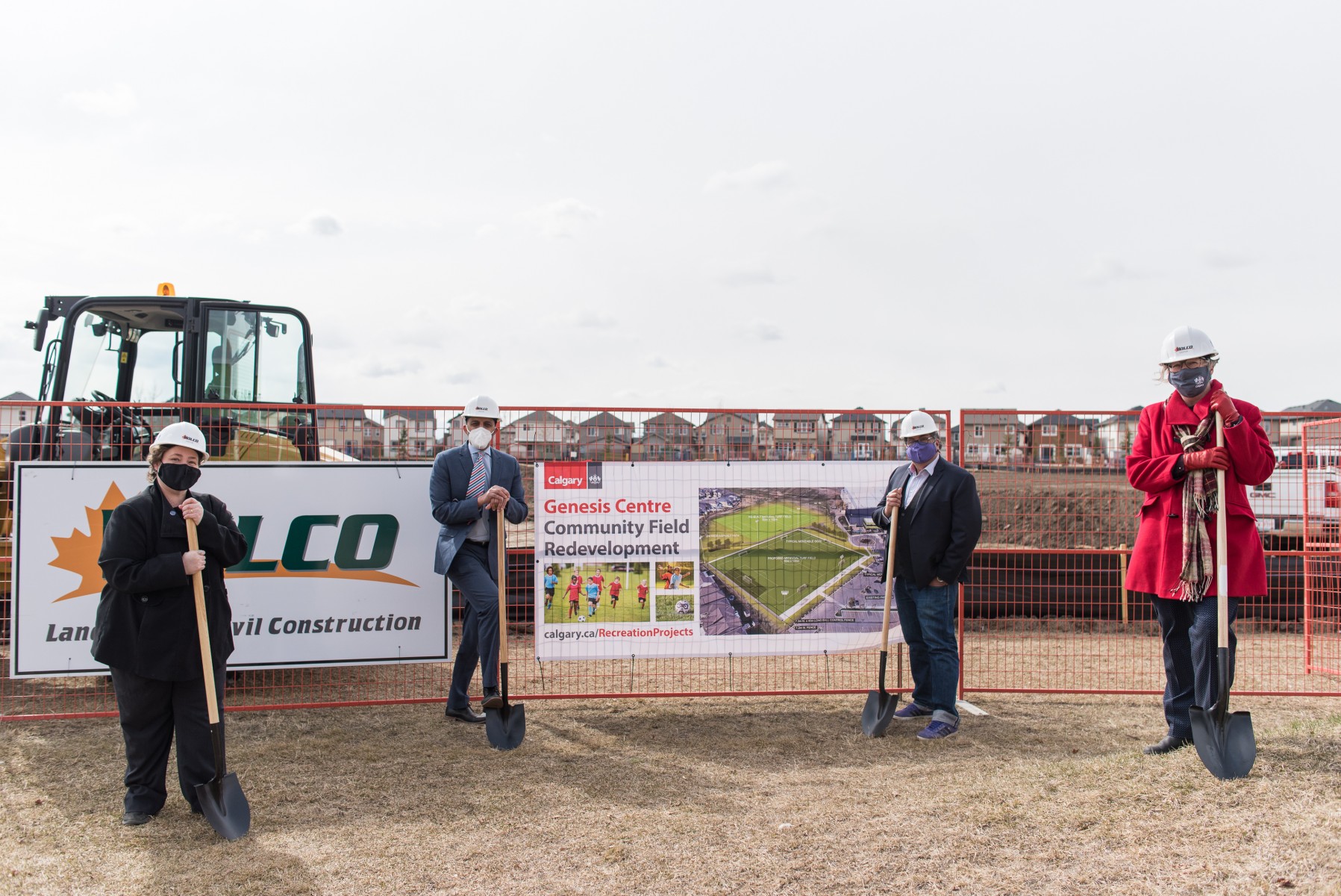 City of Calgary begins construction on the Genesis Centre Outdoor