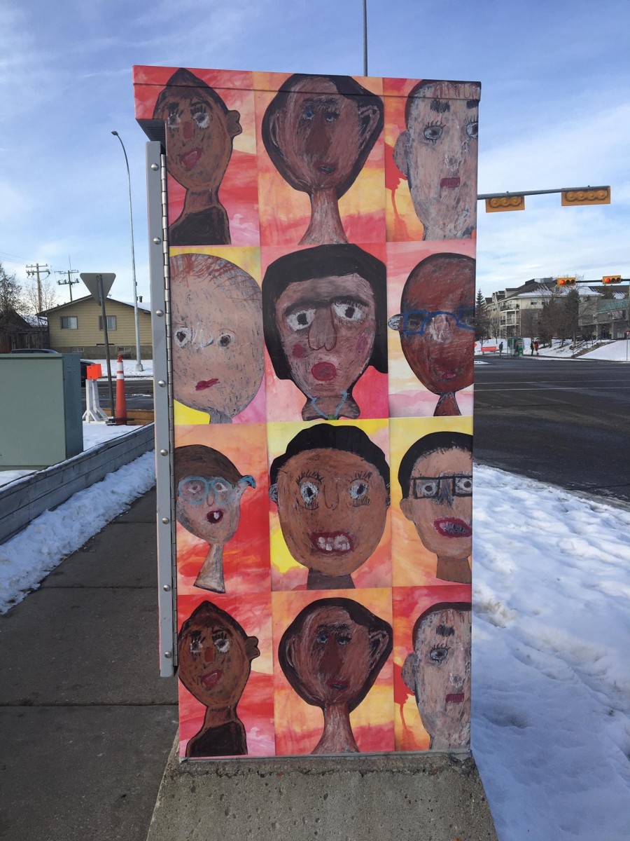 Students celebrate Whitehorn’s diversity with selfportrait art project