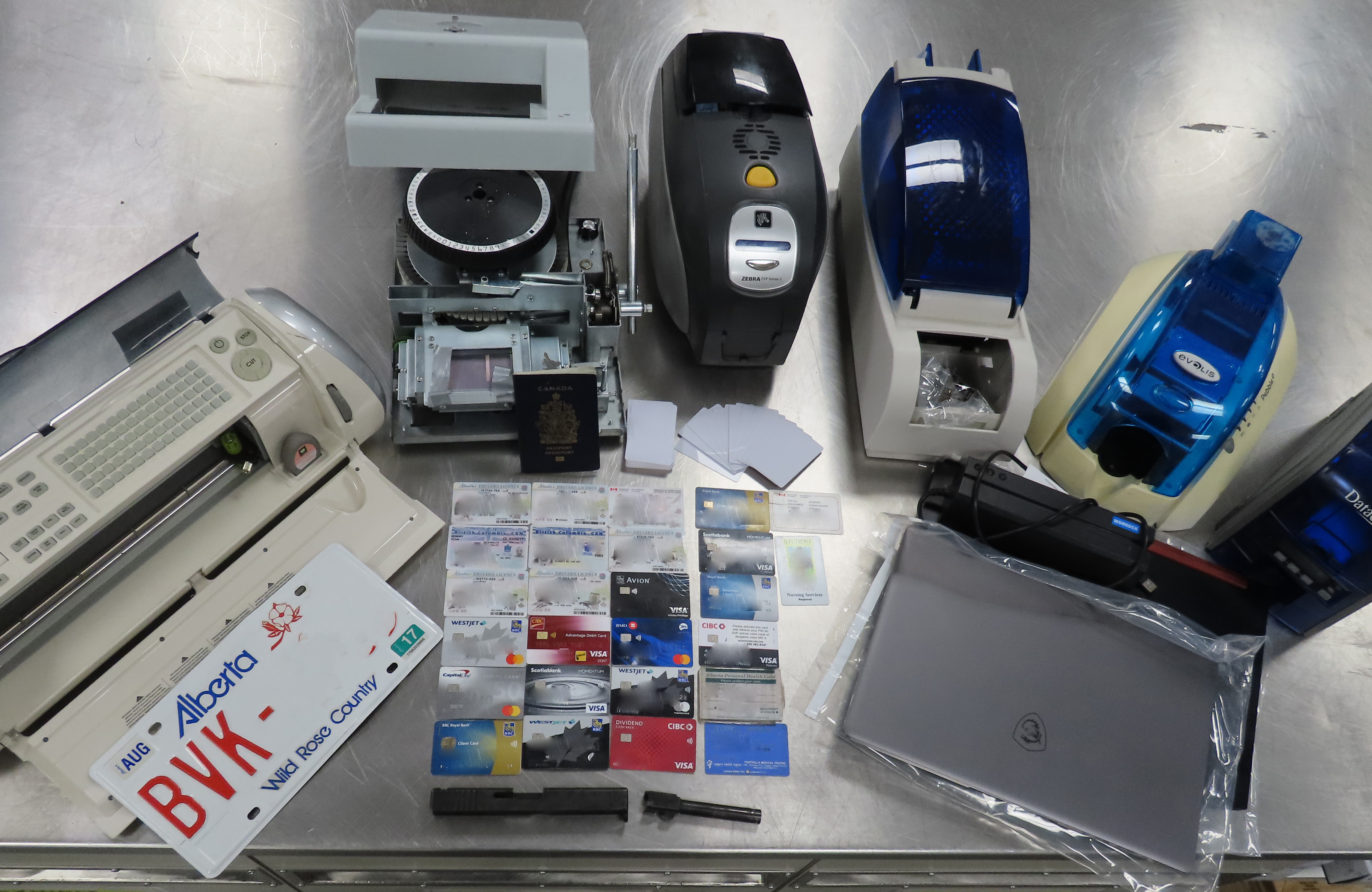 Identification forgery lab located after neighbours report porch pirates