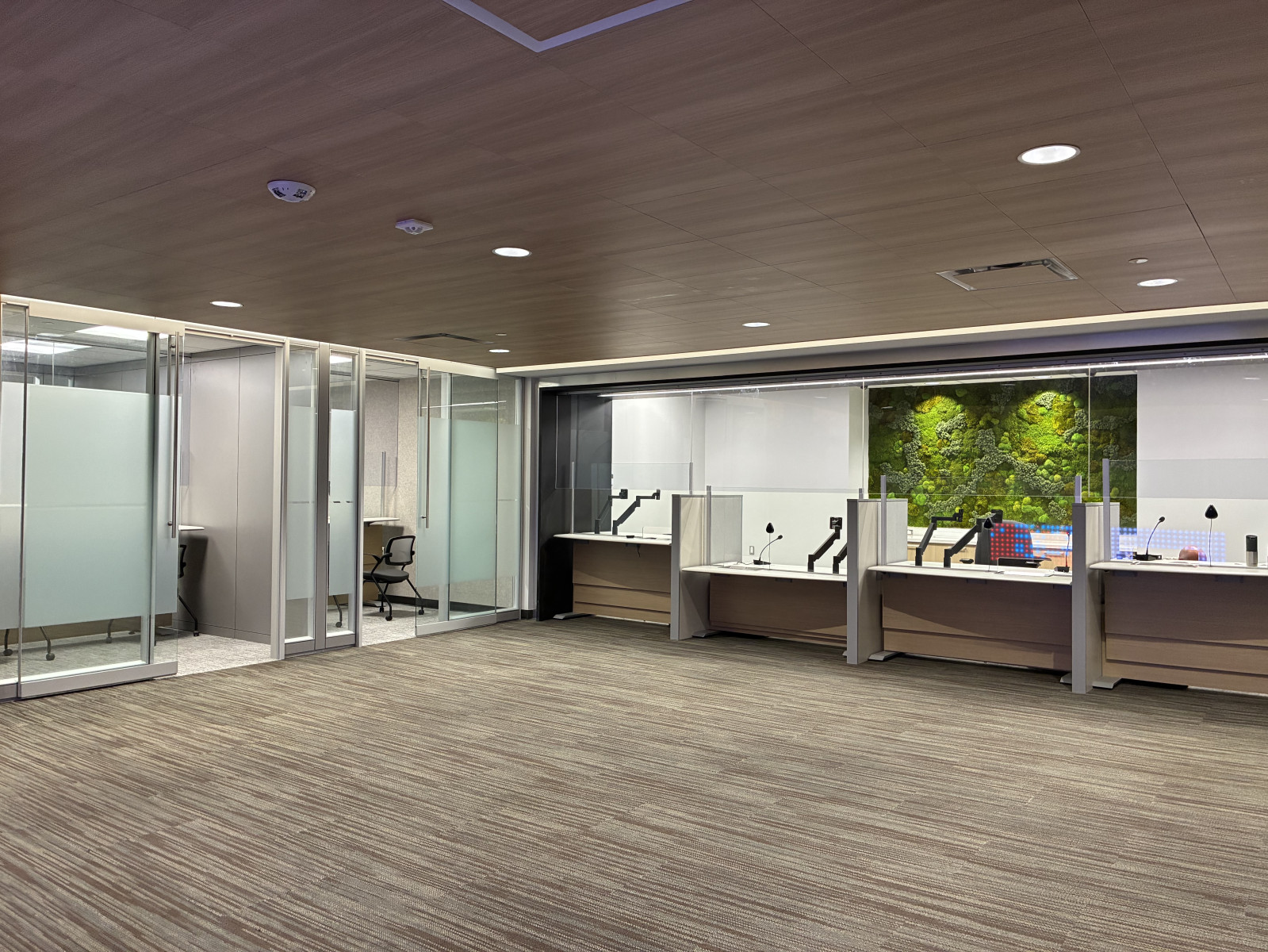 Fair Entry counters and enclosed rooms