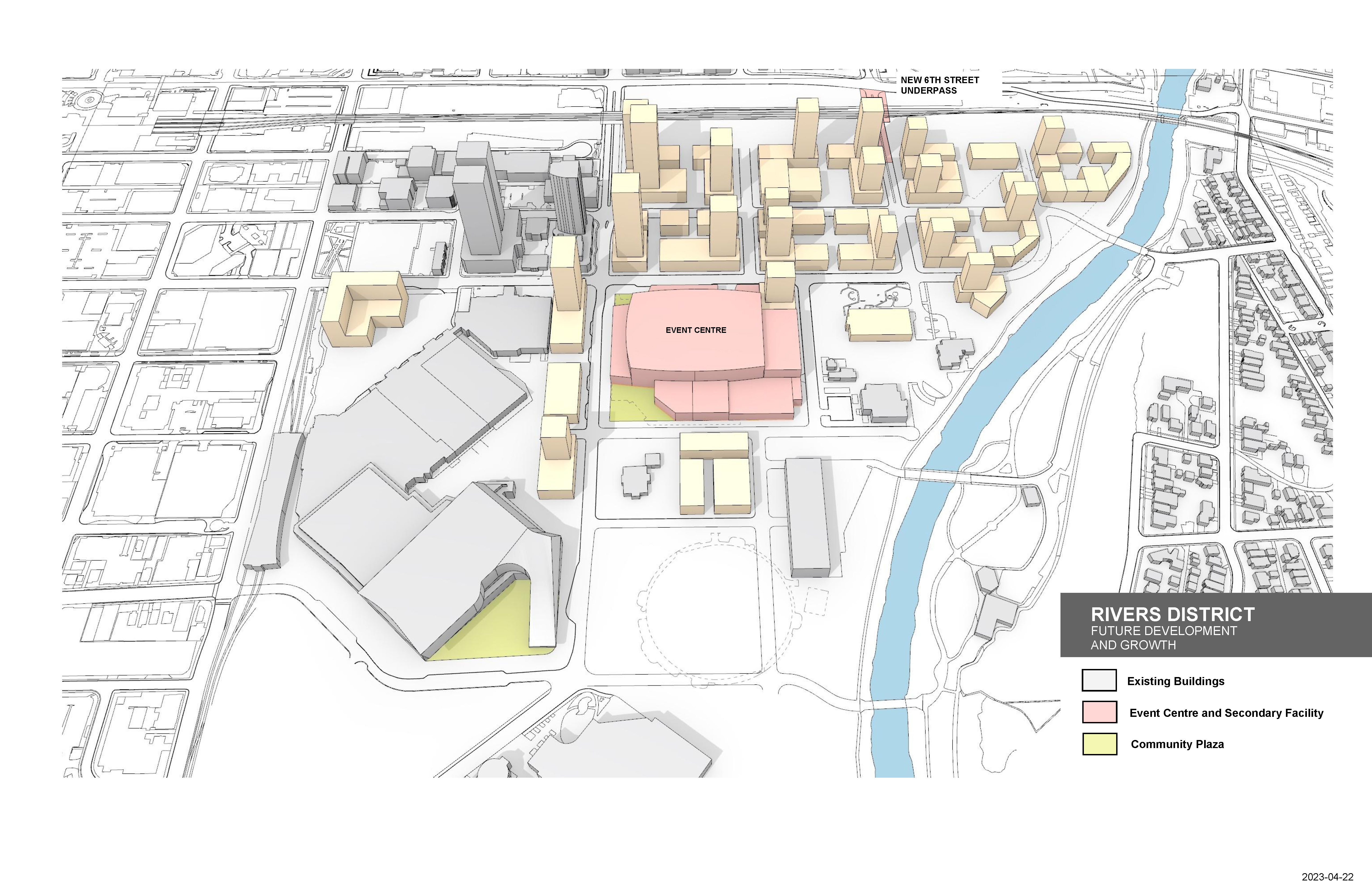 Victoria Riverside Park Map Agreements announced to further develop the Rivers District, anchored ...